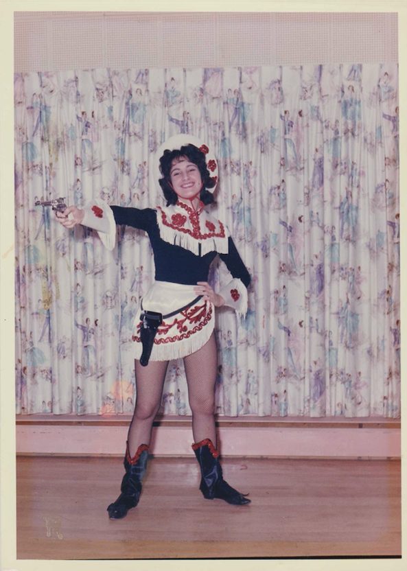 girl in cowboy costume