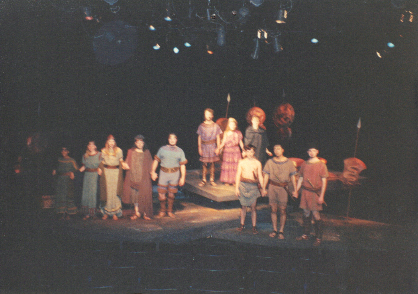 v c u arts students performing on stage