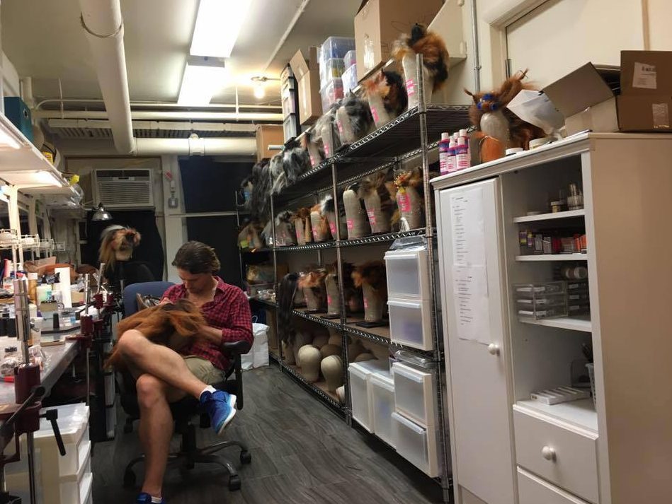 matt working in shop