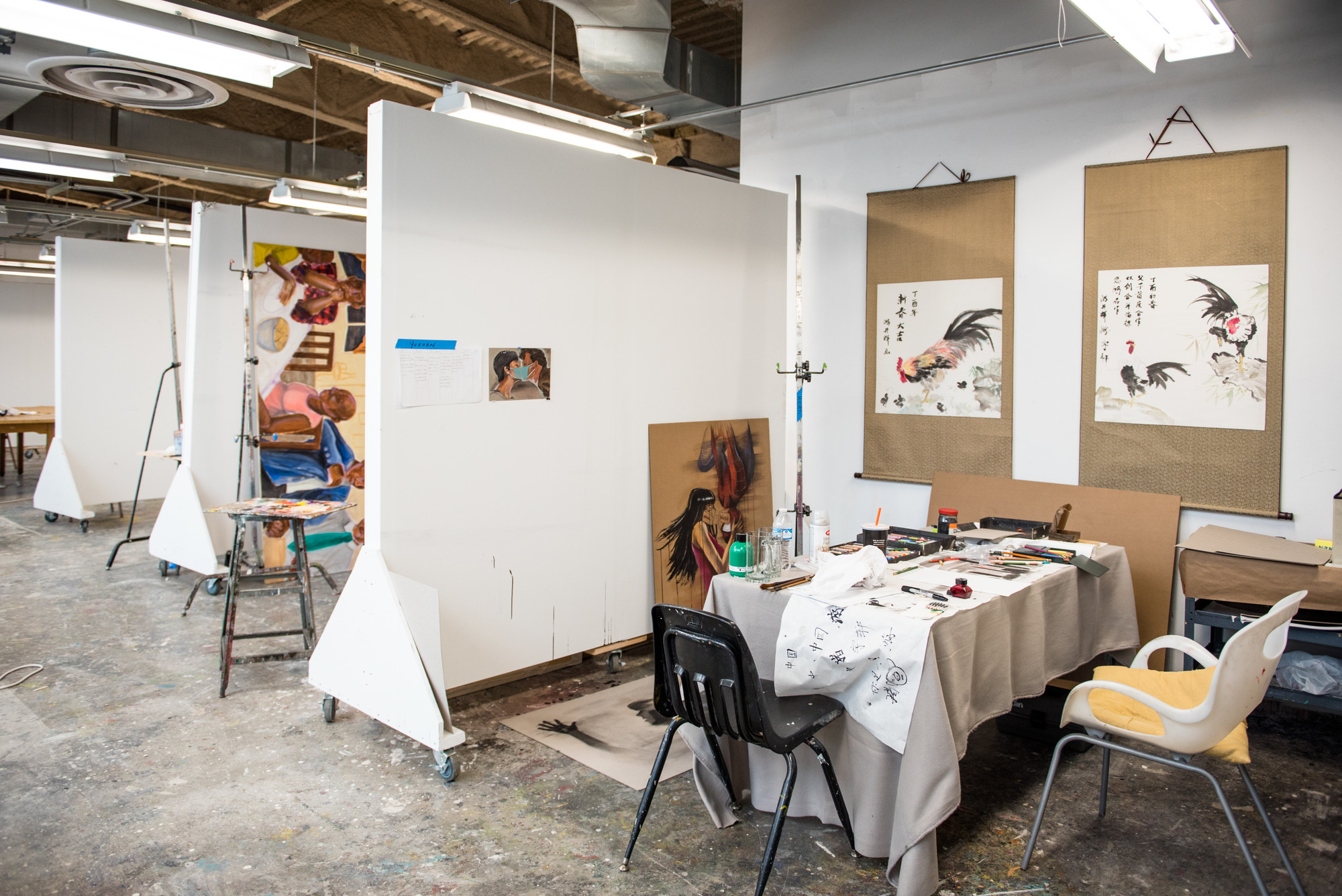 example of senior studio spaces at v c u