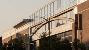 Exterior of Murray N. DePillars Building