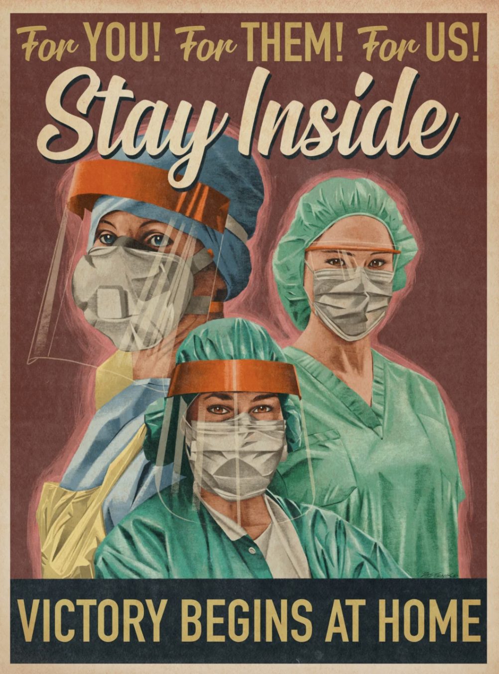 positive propaganda poster