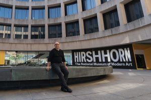 Scott Noley photographed at the Hirshhorn Museum