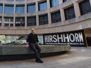 Scott Noley photographed at the Hirshhorn Museum